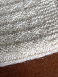 Listing 3 of 4 for Wool baby blanket 800 x 900 (cream)