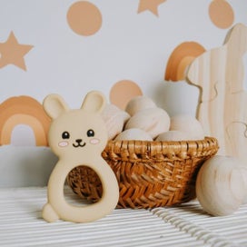 Listing 3 of 3 for Bunny Teether - Tan