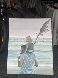 Listing 2 of 2 for Father & Son Painting