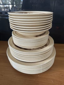 Listing 2 of 7 for Beautiful Vintage Crown Lynn “Rambling Rose” Dinner Set – Bulk Lot