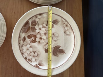Listing 5 of 7 for Beautiful Vintage Crown Lynn “Rambling Rose” Dinner Set – Bulk Lot