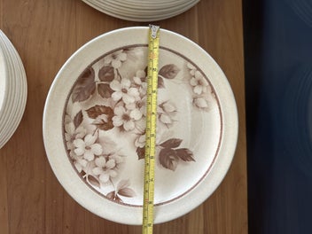 Listing 6 of 7 for Beautiful Vintage Crown Lynn “Rambling Rose” Dinner Set – Bulk Lot