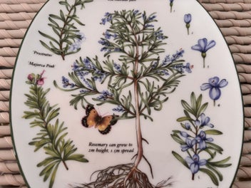 Listing 4 of 7 for Royal Worcester Herbs Wall Plate