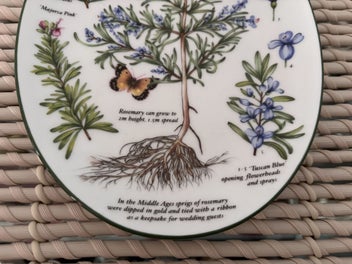 Listing 5 of 7 for Royal Worcester Herbs Wall Plate