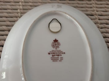 Listing 7 of 7 for Royal Worcester Herbs Wall Plate