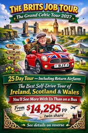 Listing 1 of 8 for The Grand Celtic Brits Job Tour