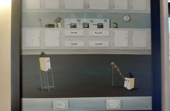 Listing 6 of 8 for SALLY PAPPS - from her 'SAYINGS, SUPERSTITIONS & OLD WIVES' TALES' EXHIBITION