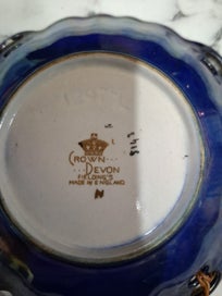 Listing 2 of 4 for VINTAGE CROWN DEVON SMALL DISH