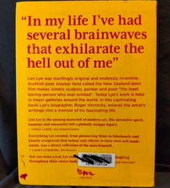 Listing 4 of 20 for Zizz! The Life and Art of Len Lye In His Own Words