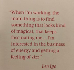 Listing 5 of 20 for Zizz! The Life and Art of Len Lye In His Own Words