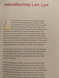 Listing 18 of 20 for Zizz! The Life and Art of Len Lye In His Own Words