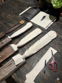 Listing 4 of 10 for Huia Feather Sculpture | Totara | Reclaimed NZ Native