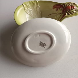 Listing 7 of 8 for Carlton Ware Crayfish/Lobster Sauce Boat and Saucer Set