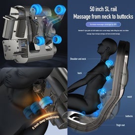 Listing 2 of 5 for Luxury Full Body Massage Chair - Premium Model (Ravos Black)