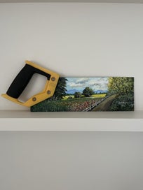 Listing 1 of 2 for One-of-a-Kind Hand Painted Saw – Rustic Statement Piece