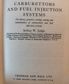 Listing 4 of 19 for Motor Manuals Carburetors & Fuel Injection Systems Arthur W.Judge book