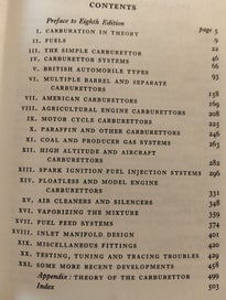 Listing 6 of 19 for Motor Manuals Carburetors & Fuel Injection Systems Arthur W.Judge book
