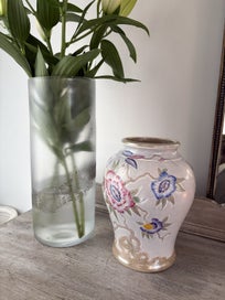 Listing 2 of 5 for VINTAGE H.J. WOOD CHINESE ROSE VASE