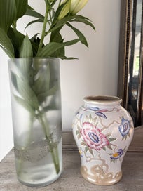 Listing 5 of 5 for VINTAGE H.J. WOOD CHINESE ROSE VASE