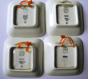 Listing 2 of 6 for #* 4 x Small "Royal Copenhagen, Denmark" Display Dishes *#