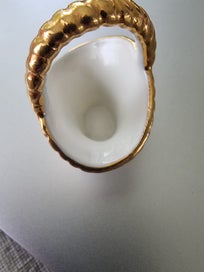 Listing 3 of 7 for Vintage LIMOGES France Miniature Basket - 22k Gold