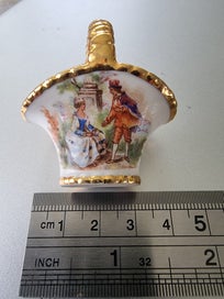 Listing 6 of 7 for Vintage LIMOGES France Miniature Basket - 22k Gold