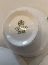 Listing 4 of 6 for Rare Aynsley trio. 7098. 'Laurel' pattern