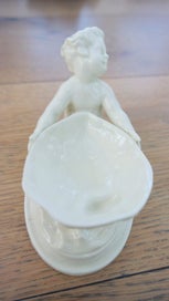 Listing 2 of 6 for Vintage Royal Worcester Blanc de Chine Merboy/Cherub Salt Dish