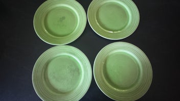 Listing 11 of 20 for Crown Ducal Green china collection art deco made in England
