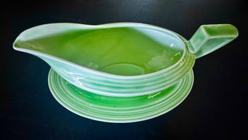 Listing 8 of 20 for Crown Ducal Green china collection art deco made in England