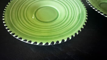 Listing 10 of 20 for Crown Ducal Green china collection art deco made in England