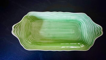 Listing 9 of 20 for Crown Ducal Green china collection art deco made in England