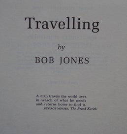 Listing 3 of 5 for TRAVELLING – AN ENTERTAINMENT. By Bob Jones