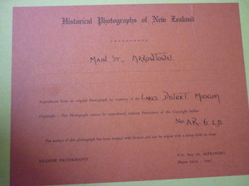 Listing 4 of 4 for ARROWTOWN EARLY DAYS FRAMED VINTAGE PHOTO PRINT.