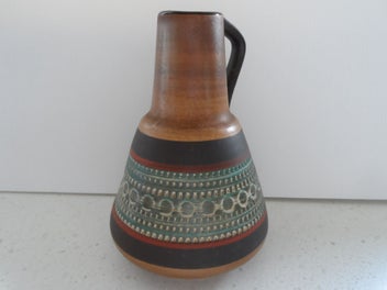 Listing 4 of 5 for WEST GERMAN - POTTERY VASE - MID CENTURY