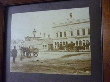 Listing 4 of 5 for INVERCARGILL EARLY DAYS. FRAMED VINTAGE PHOTO PRINT