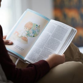 Listing 4 of 4 for NRSVCE, Precious Moments Bible, White, Leathersoft, Comfort Print: Holy Bible