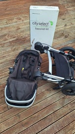 Listing 2 of 3 for Baby Jogger City Select Double Pram + Bassinet Kit