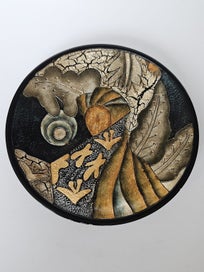 Listing 1 of 15 for Large Embossed Raised Pattern Display Plate