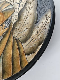 Listing 5 of 15 for Large Embossed Raised Pattern Display Plate