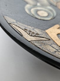 Listing 11 of 15 for Large Embossed Raised Pattern Display Plate