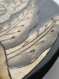 Listing 12 of 15 for Large Embossed Raised Pattern Display Plate