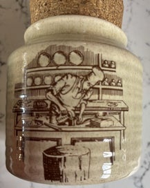 Listing 3 of 3 for 2 x TITIAN “Country Fair” corked canisters