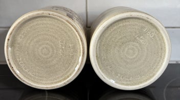 Listing 2 of 3 for 2 x TITIAN “Country Fair” corked canisters