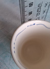 Listing 11 of 11 for 2 x Crown Lynn Fleurette older style egg cups - lovely condition