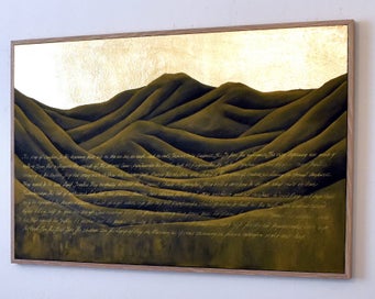 Listing 6 of 12 for THE MAORI LEGEND OF CREATION - GOLD LEAF - FLOATING FRAME - LARGE