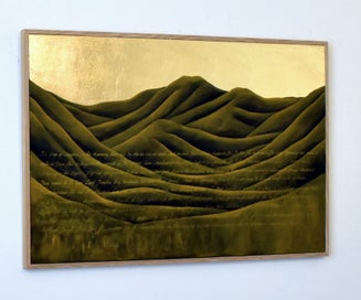 Listing 10 of 12 for THE MAORI LEGEND OF CREATION - GOLD LEAF - FLOATING FRAME - LARGE