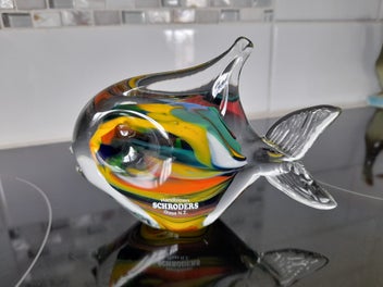 Listing 1 of 12 for NZ. Schroders Studio Art Glass. Signed Paperweight by Nigel Schroder.