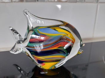 Listing 2 of 12 for NZ. Schroders Studio Art Glass. Signed Paperweight by Nigel Schroder.