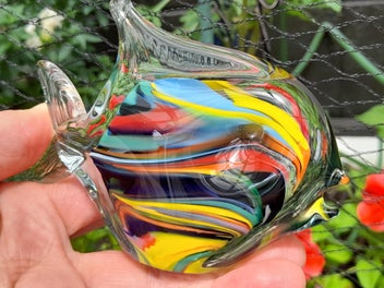 Listing 6 of 12 for NZ. Schroders Studio Art Glass. Signed Paperweight by Nigel Schroder.